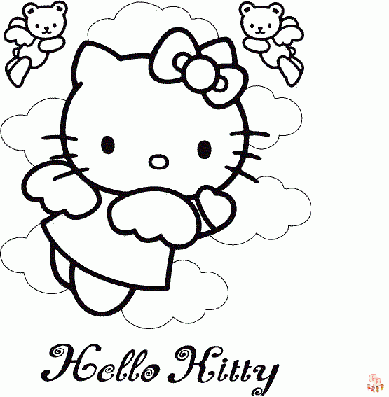 Beste Hello Kitty Kleurplaten