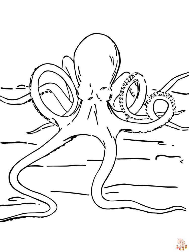 Octopus kleurplaten 19