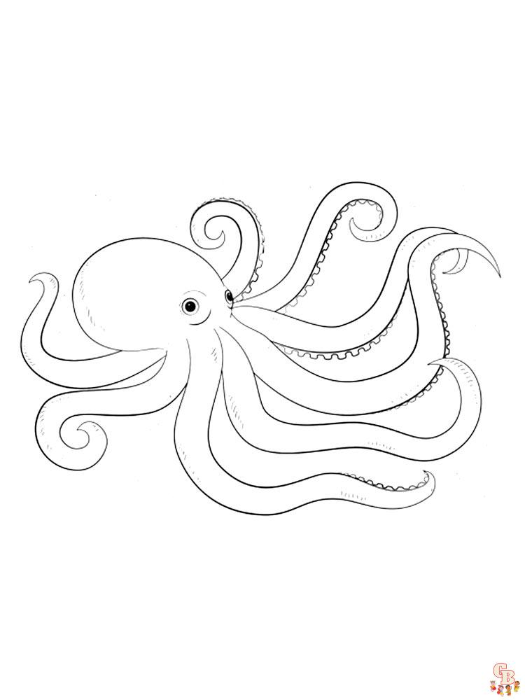 Octopus kleurplaten 27