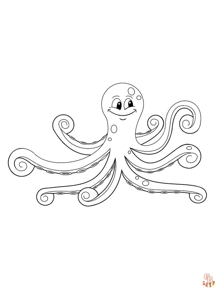 Octopus kleurplaten 33