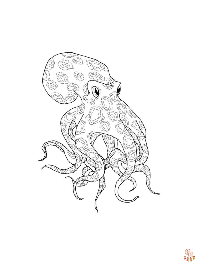 Octopus kleurplaten 34