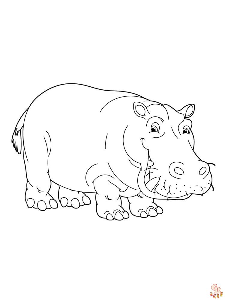 nijlpaard kleurplaten 28