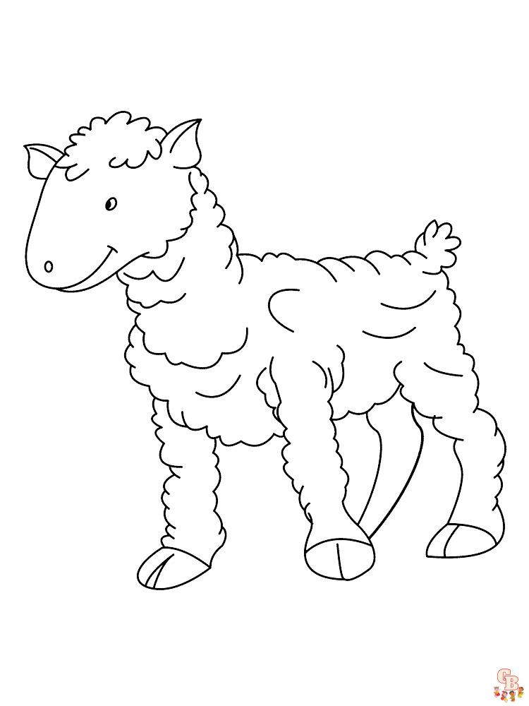 schapen kleurplaten 20