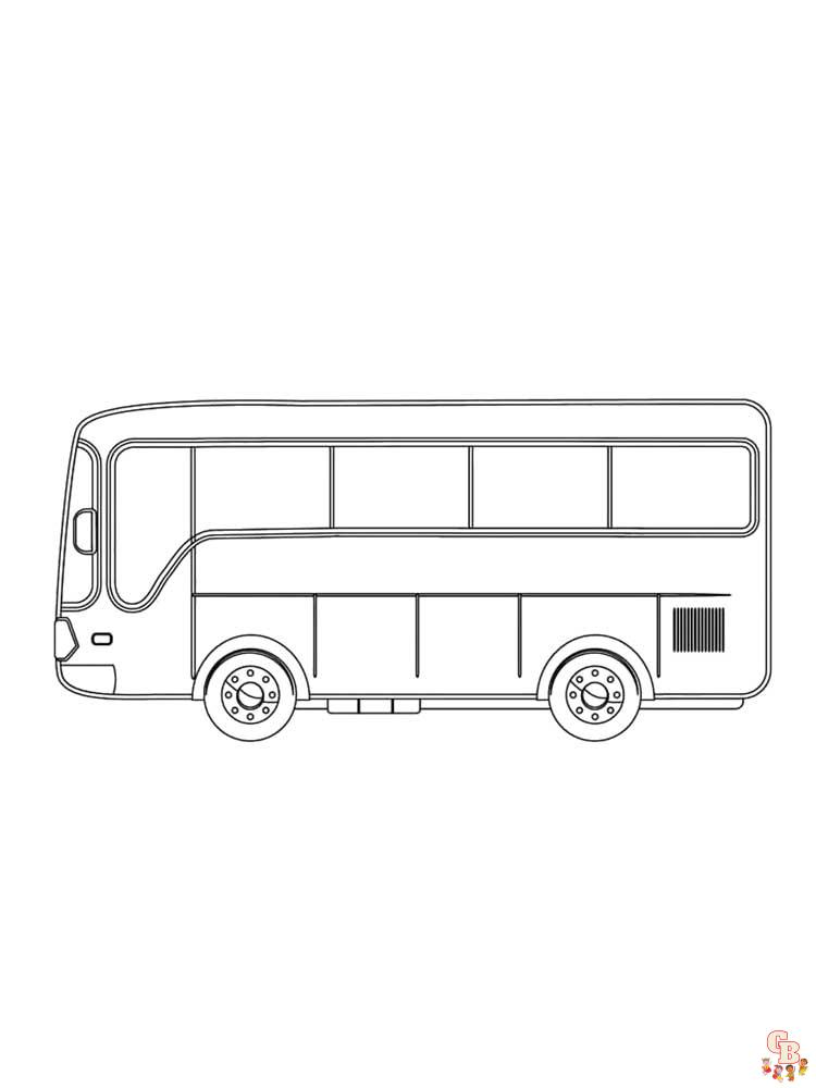 Bus Kleurplaat 27