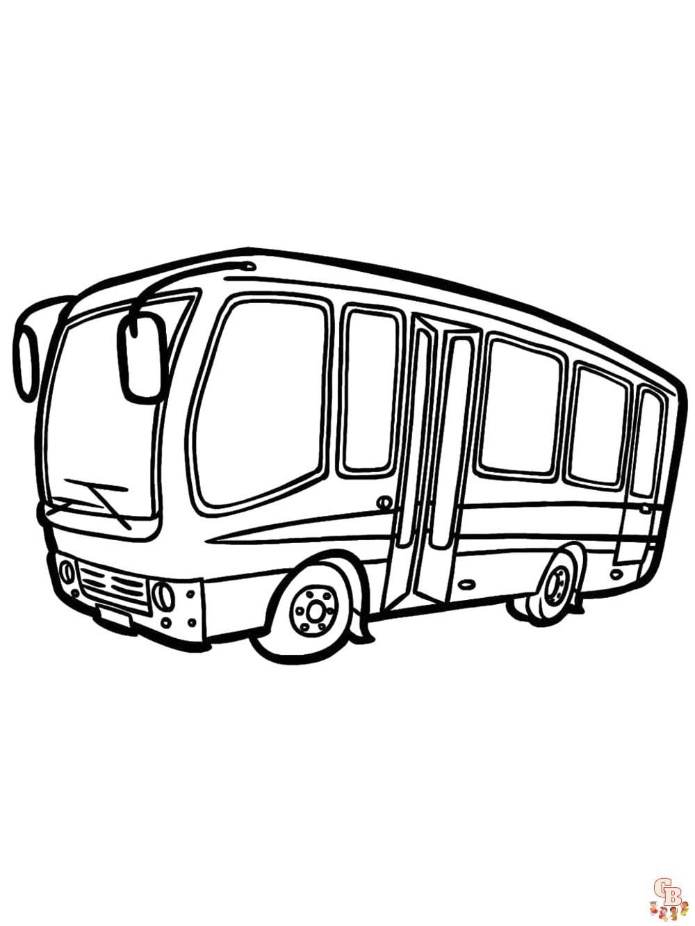 Bus Kleurplaat 38