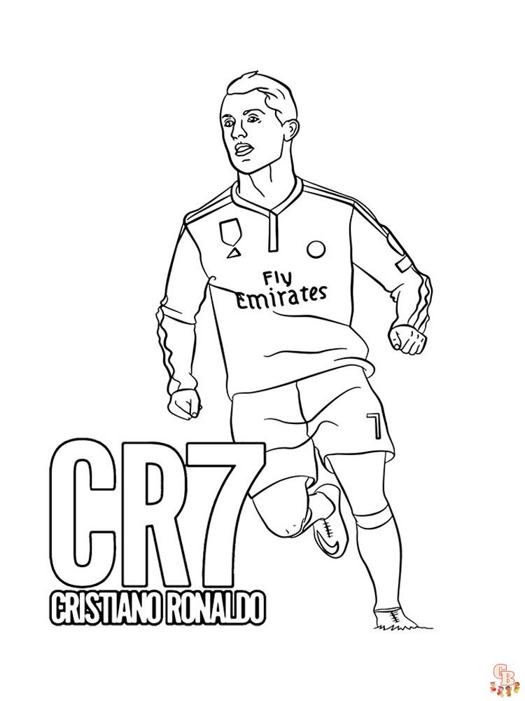 Cristian Ronaldo Kleurplaat 2