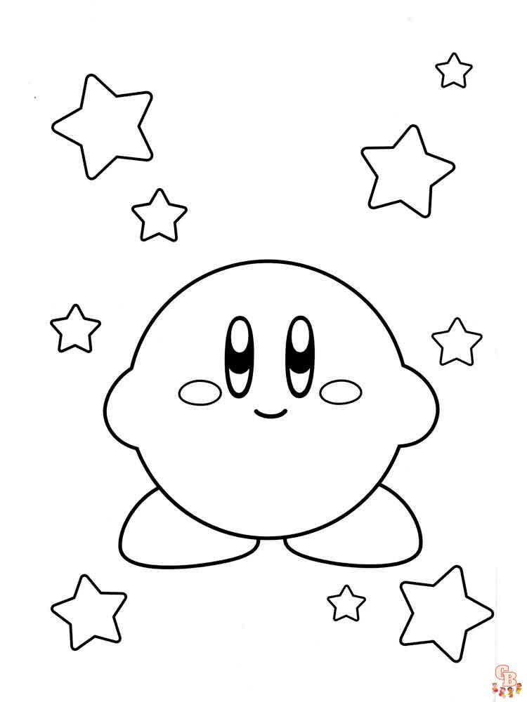 Kirby Kleurplaat 3