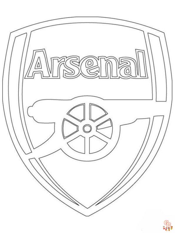 Arsenal Kleurplaat 1