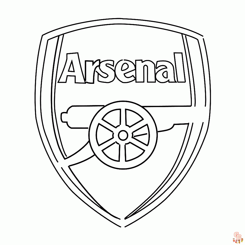 Arsenal Kleurplaat 2