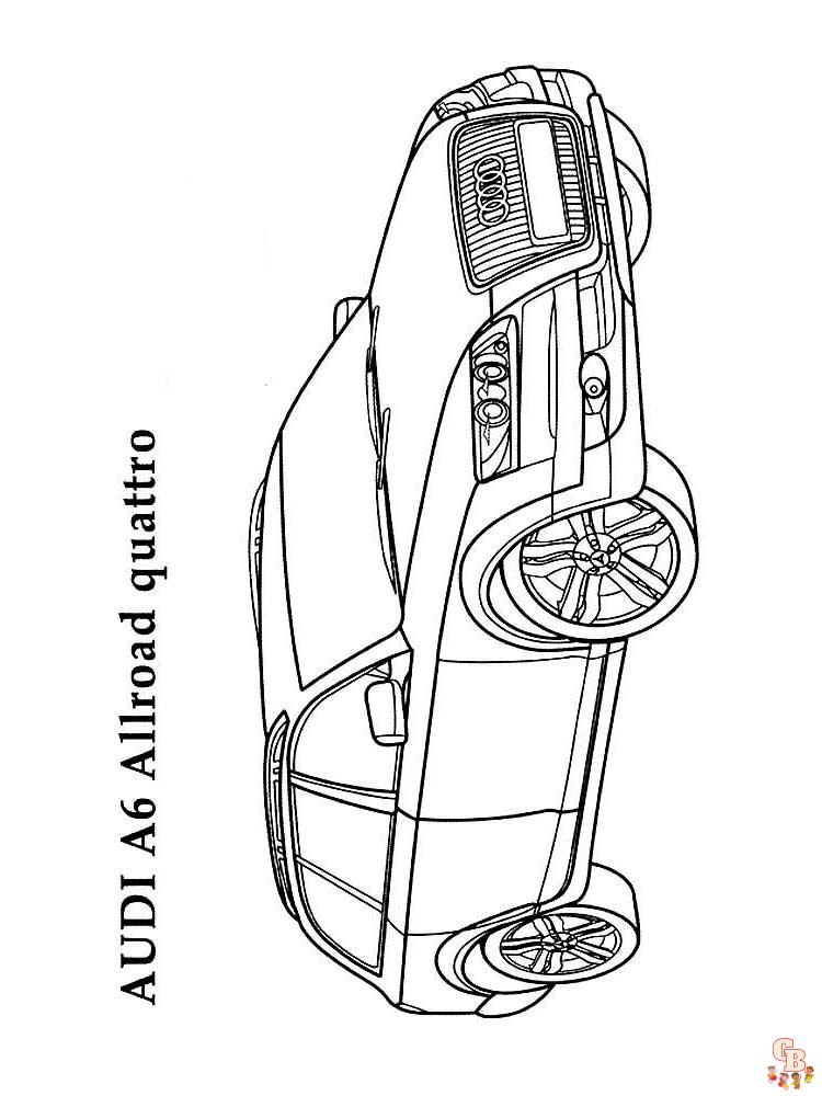 Audi Kleurplaat 22
