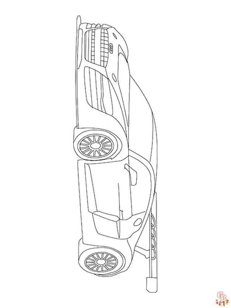 Audi Kleurplaat 3