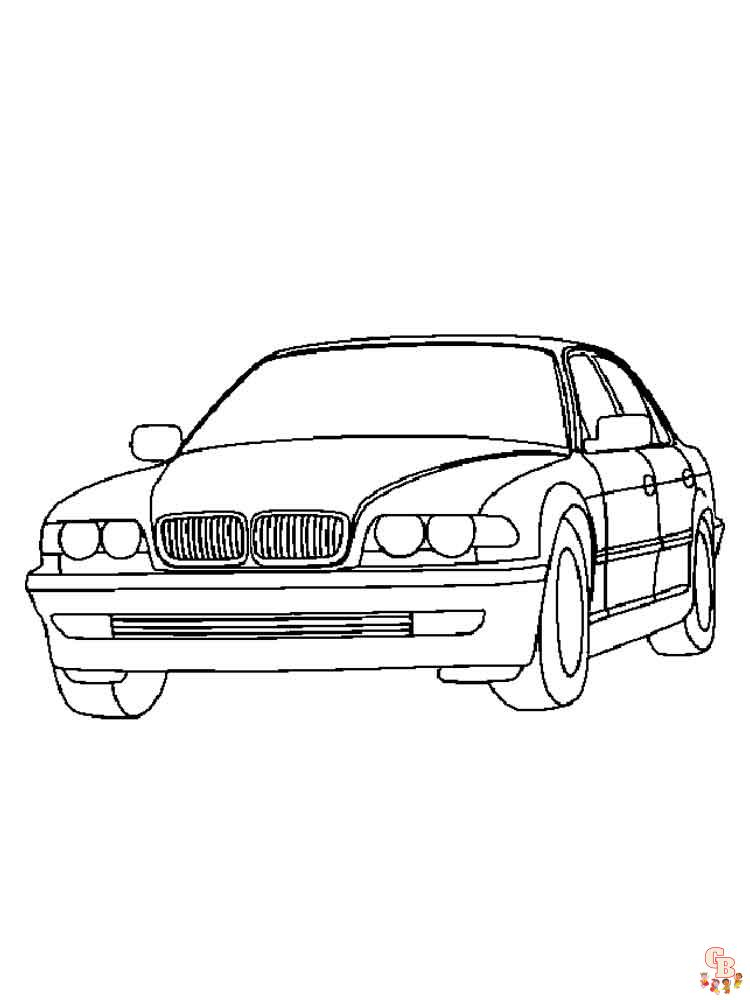 BMW Kleurplaat 2