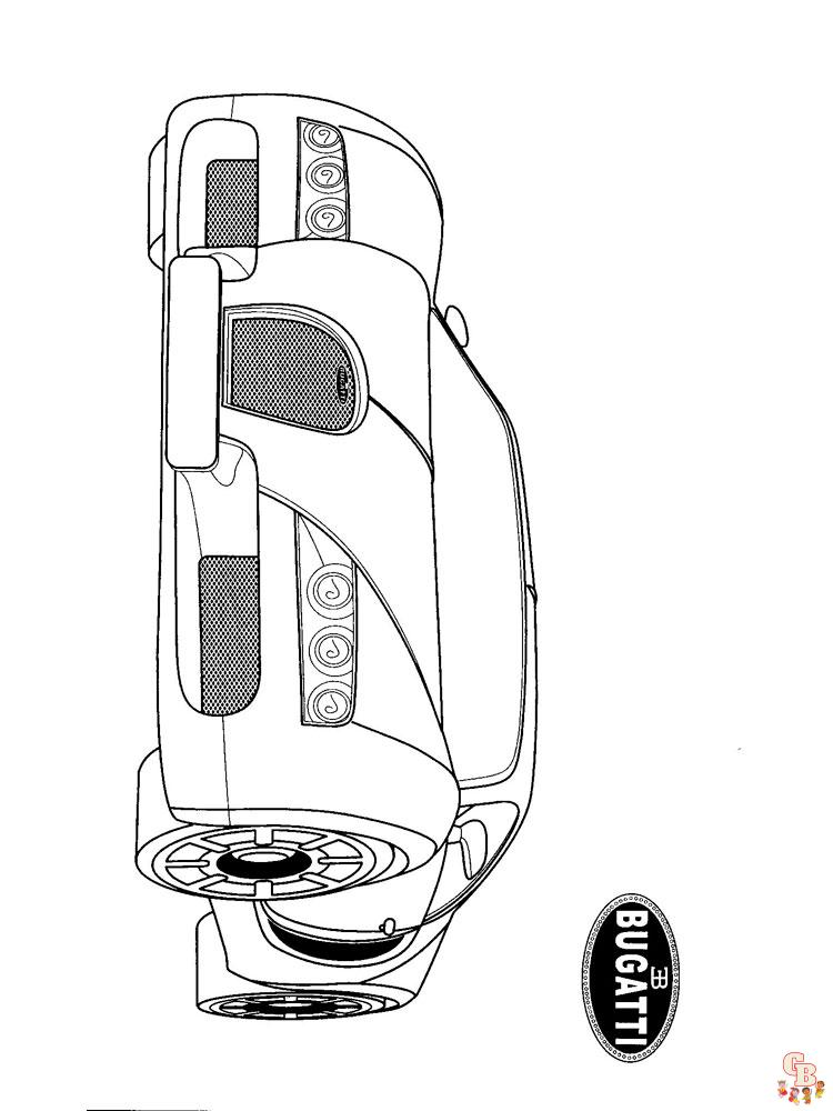 Bugatti Kleurplaat 10