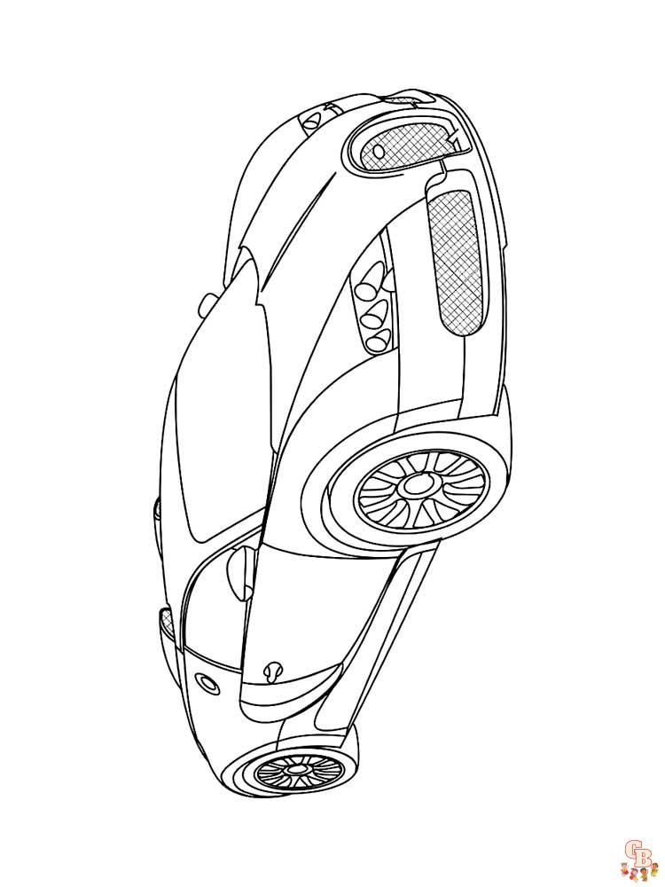 Bugatti Kleurplaat 2