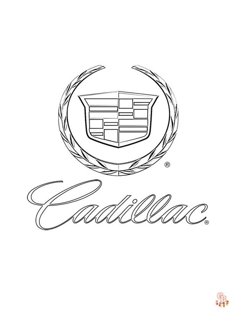 Cadillac Kleurplaat 2