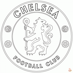 Chelsea FC Kleurplaat 1