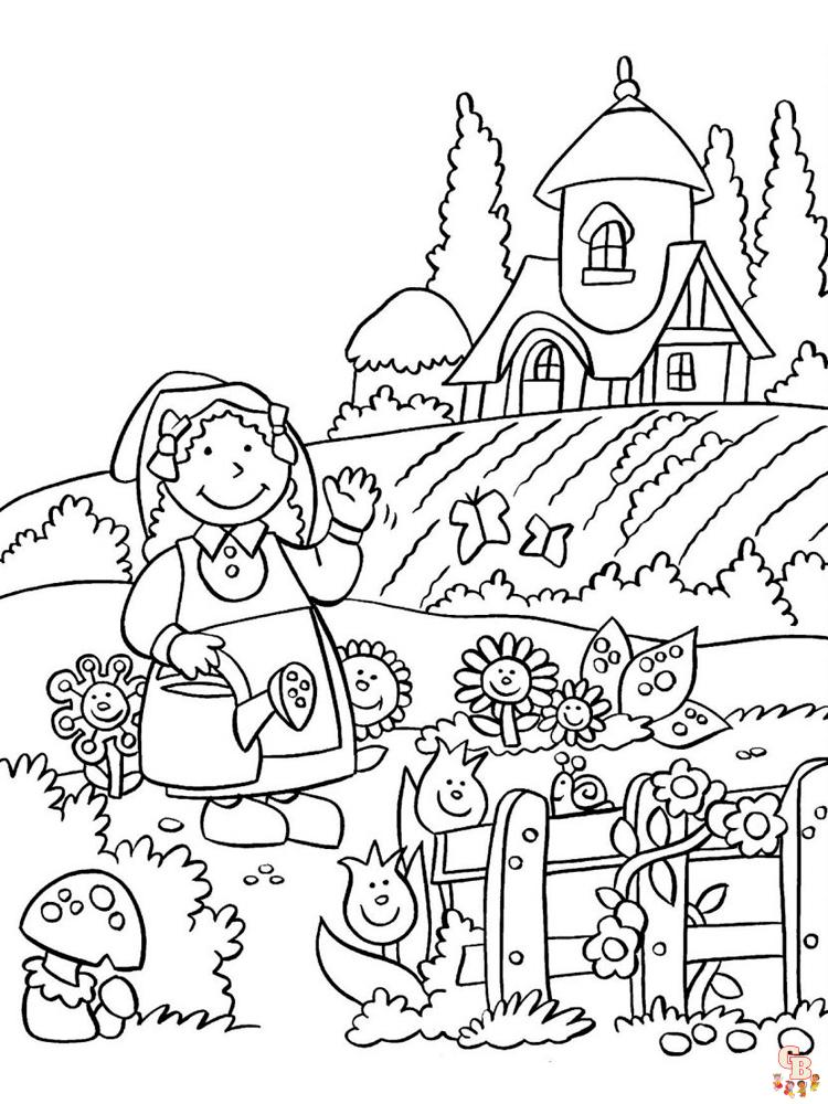 Farm Coloring Pages 21