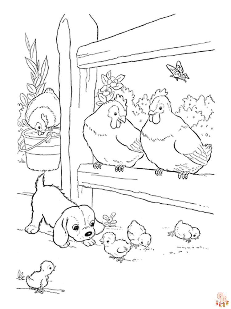 Farm Coloring Pages 22