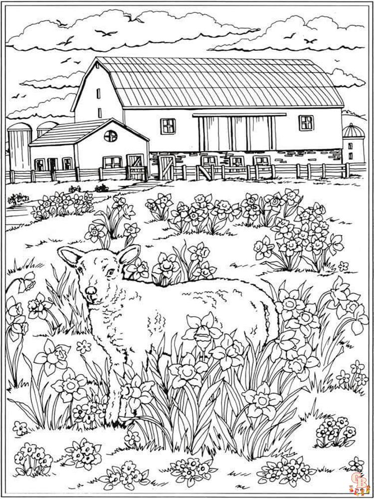Farm Coloring Pages 3