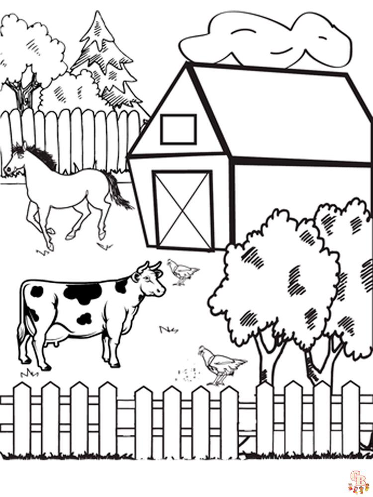 Farm Coloring Pages 4