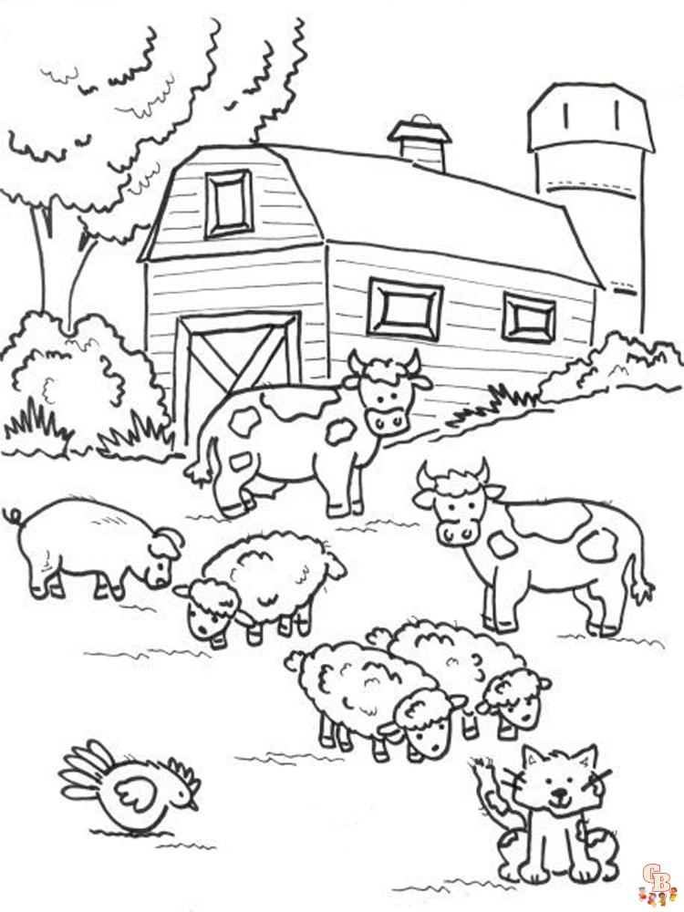 Farm Coloring Pages 5