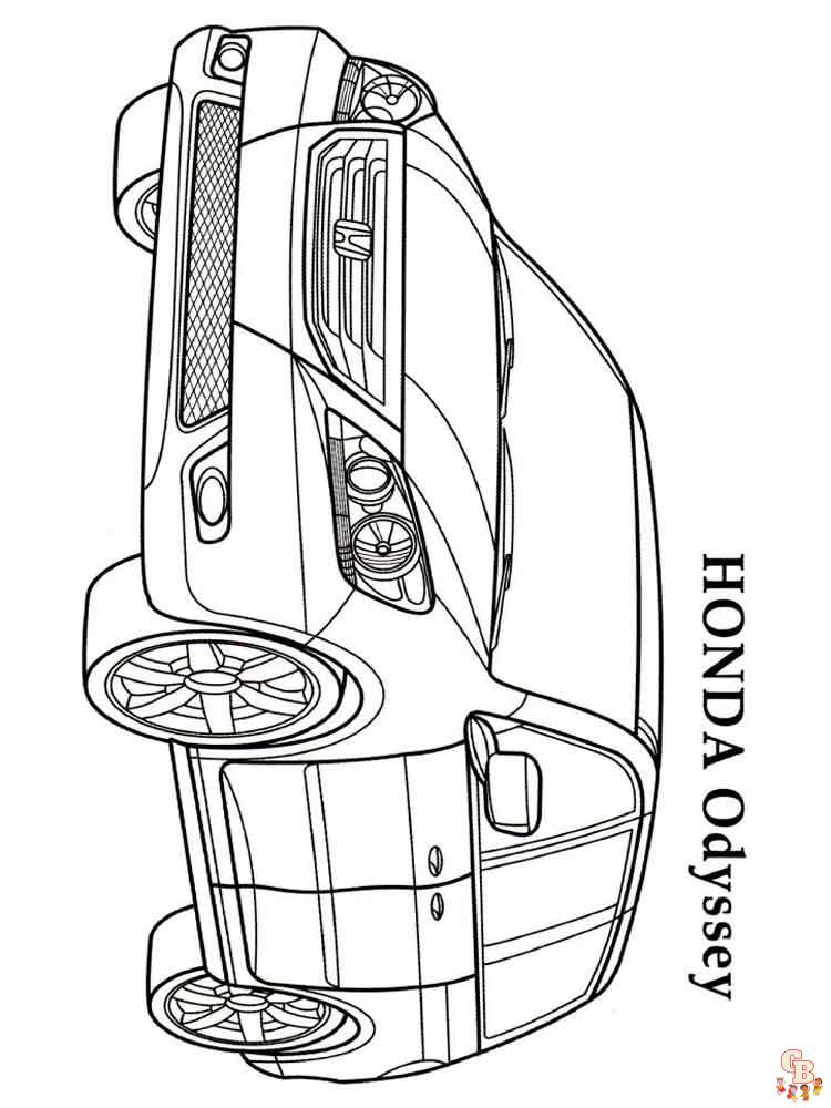Honda Kleurplaat 14