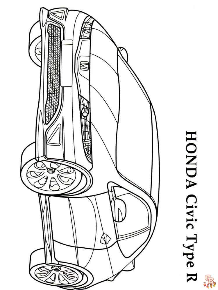 Honda Kleurplaat 15