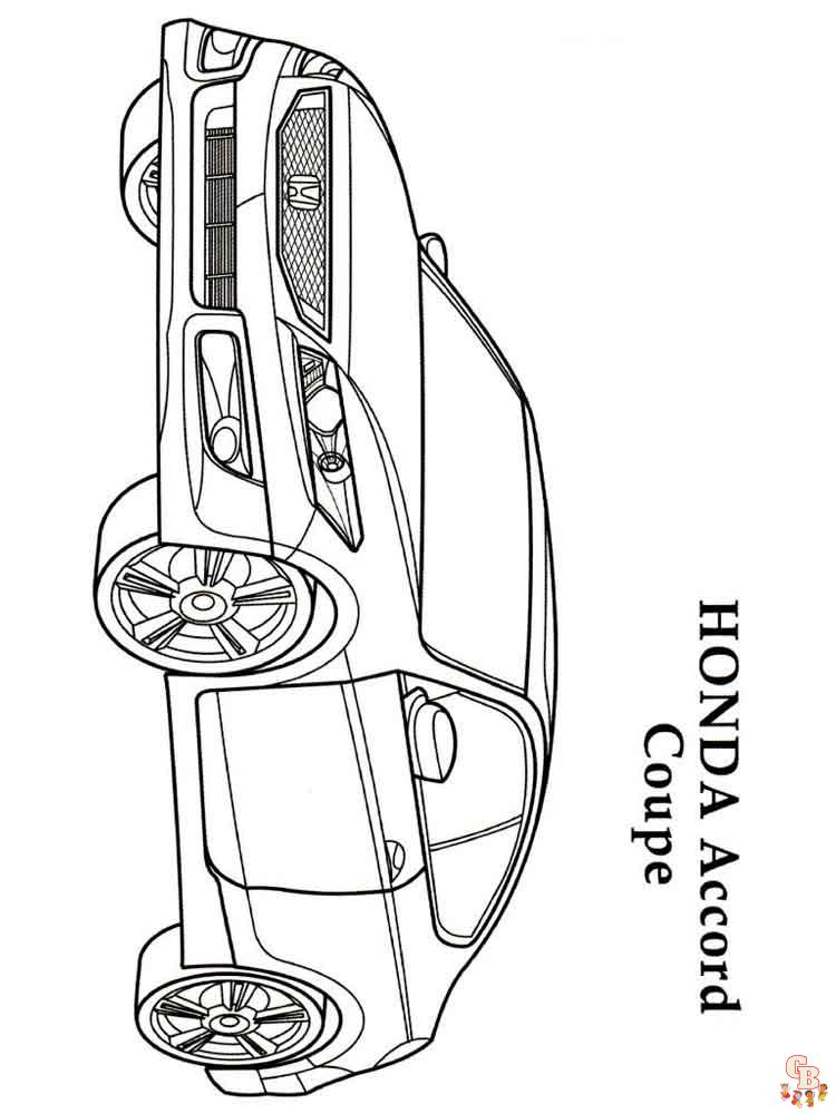 Honda Kleurplaat 3