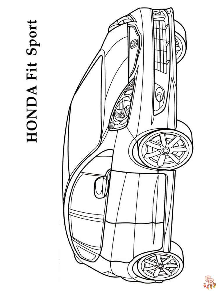 Honda Kleurplaat 9