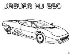 Jaguar kleurplaat 9