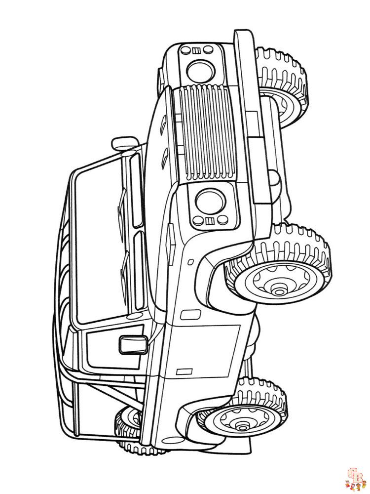Land Rover Kleurplaat 20