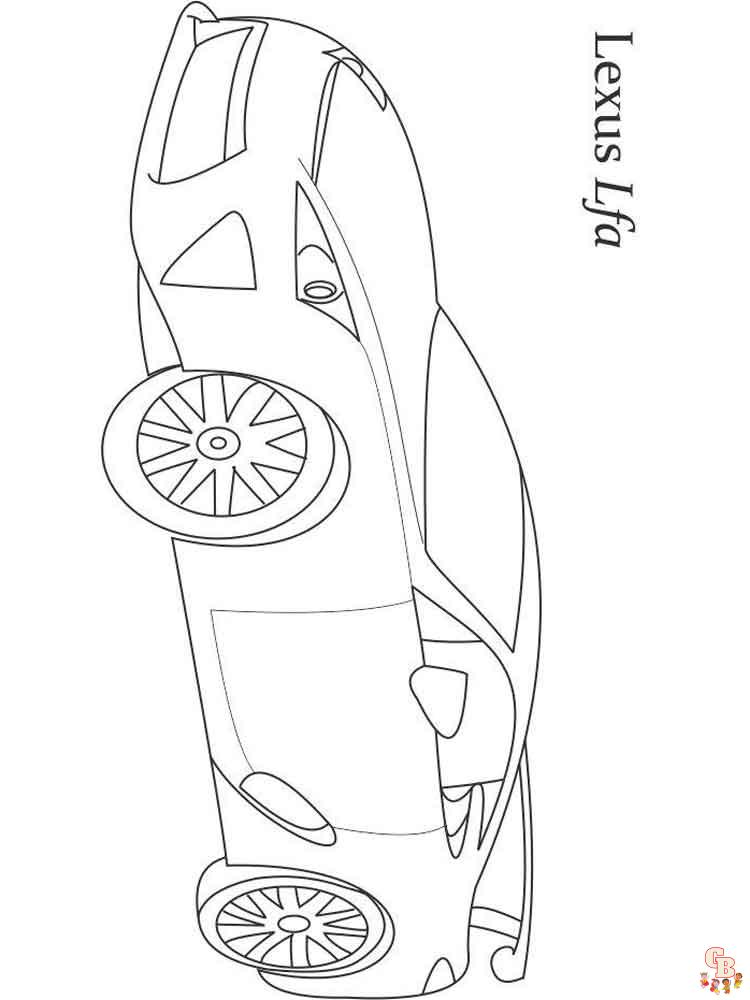 Lexus Kleurplaat 4