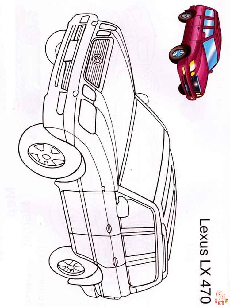 Lexus Kleurplaat 8