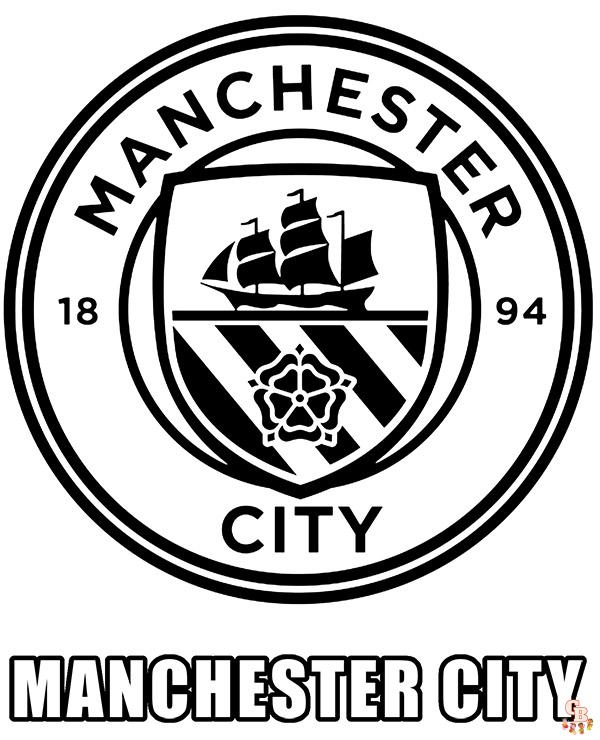Manchester City Kleurplaat 3