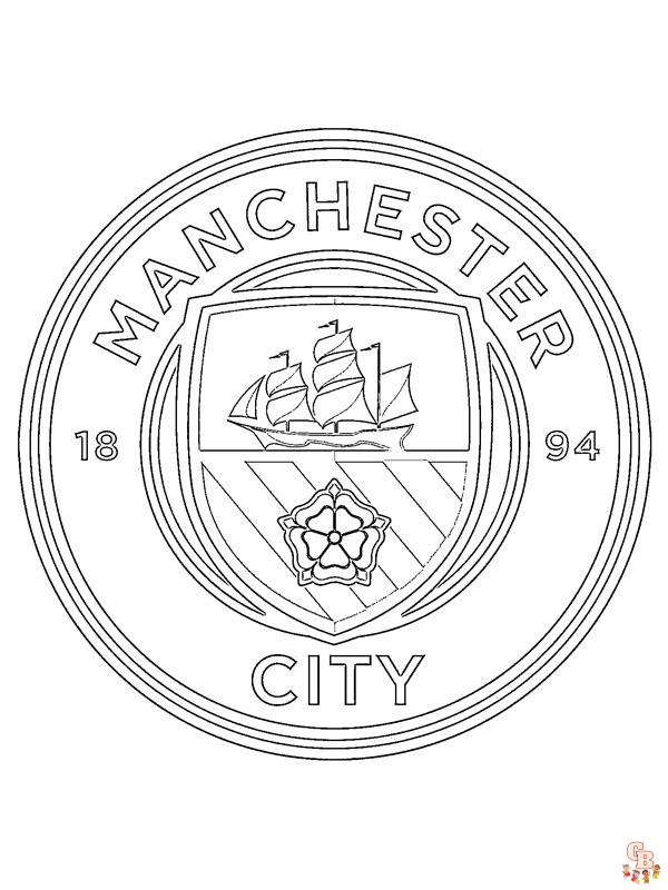 Manchester City Kleurplaat 9