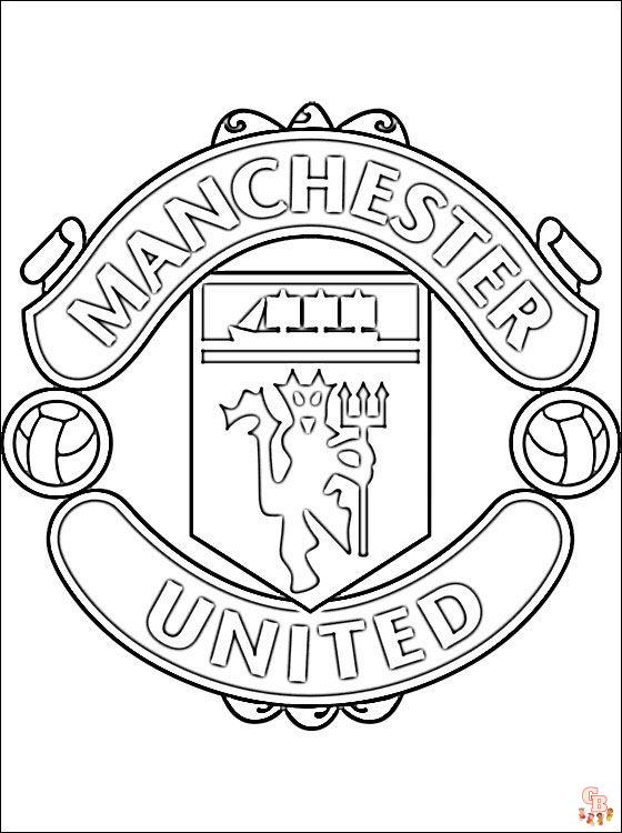 Manchester United Kleurplaat 1