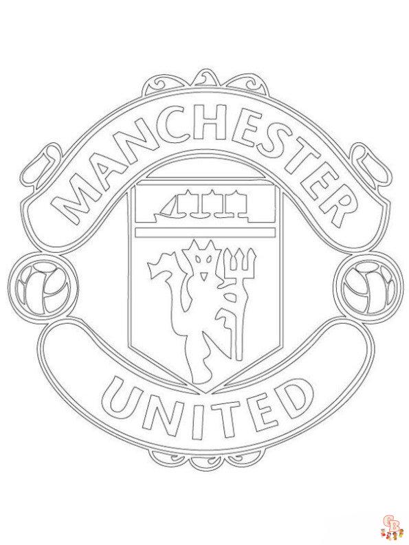 Manchester United Kleurplaat 3