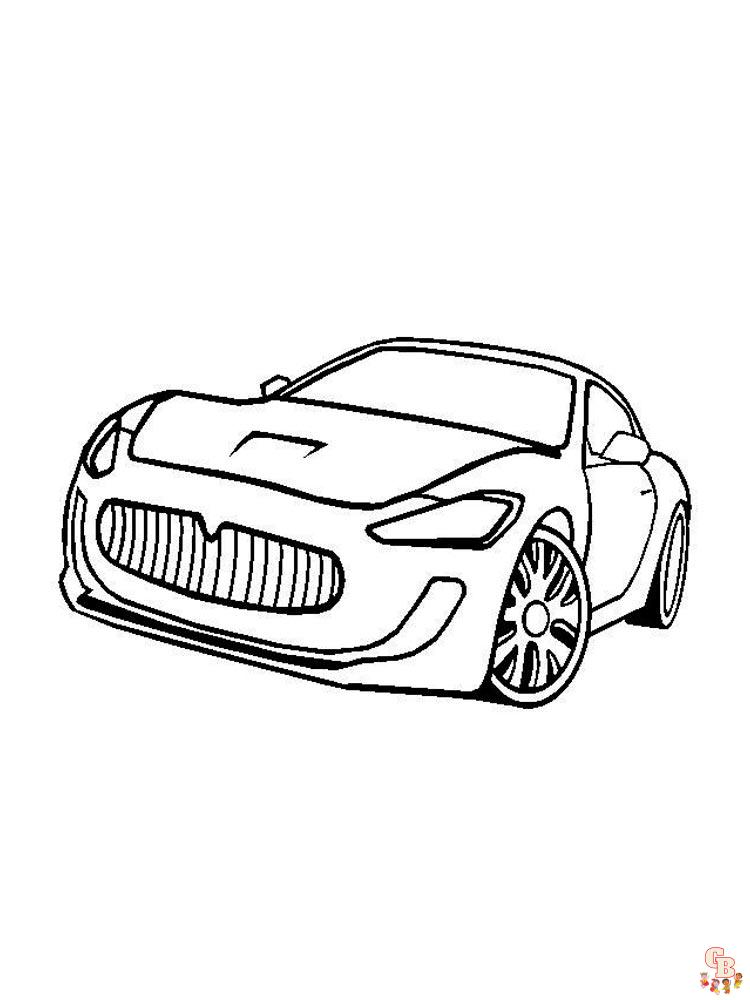 Maserati Kleurplaat 16