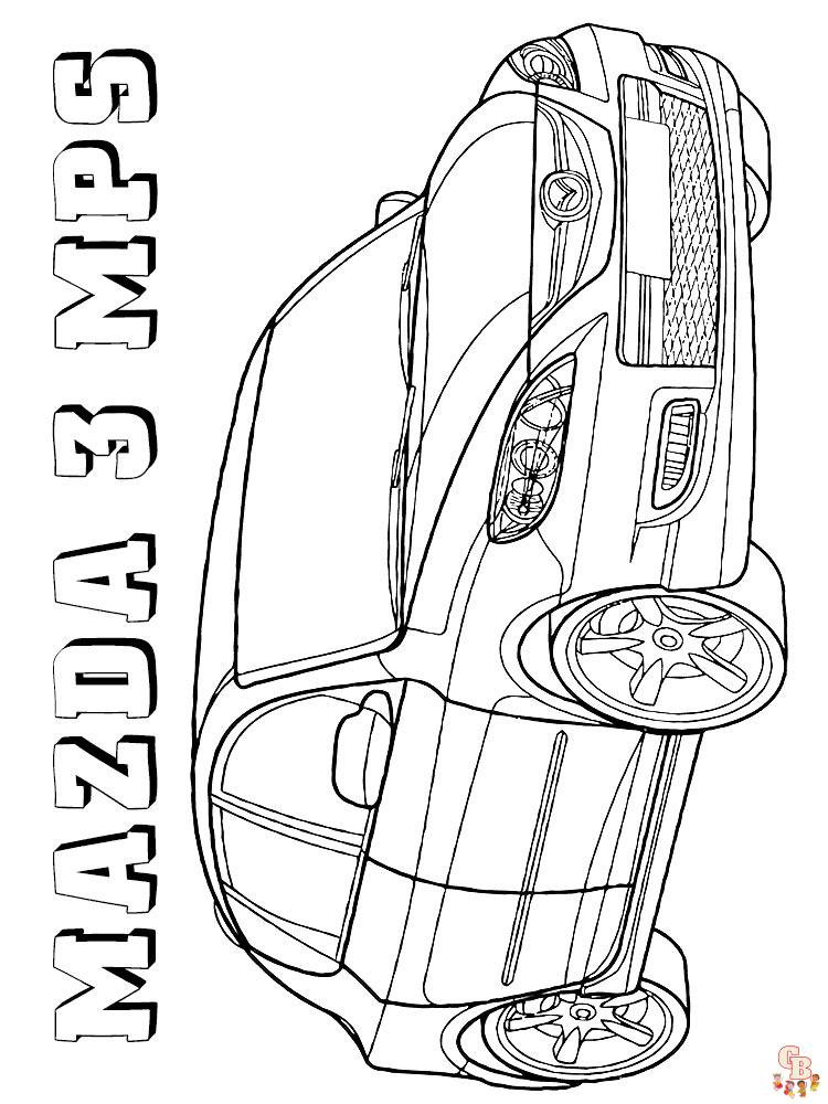 Mazda Kleurplaat 14
