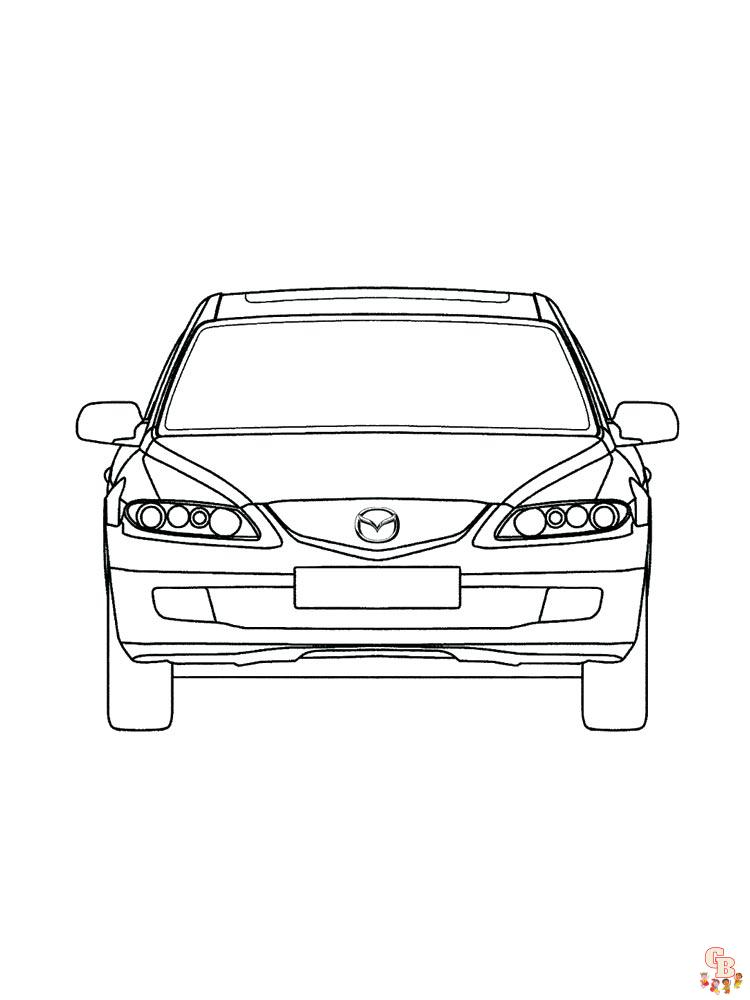 Mazda Kleurplaat 15