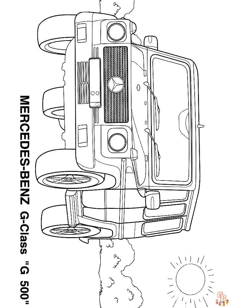 Mercedes Kleurplaat 32