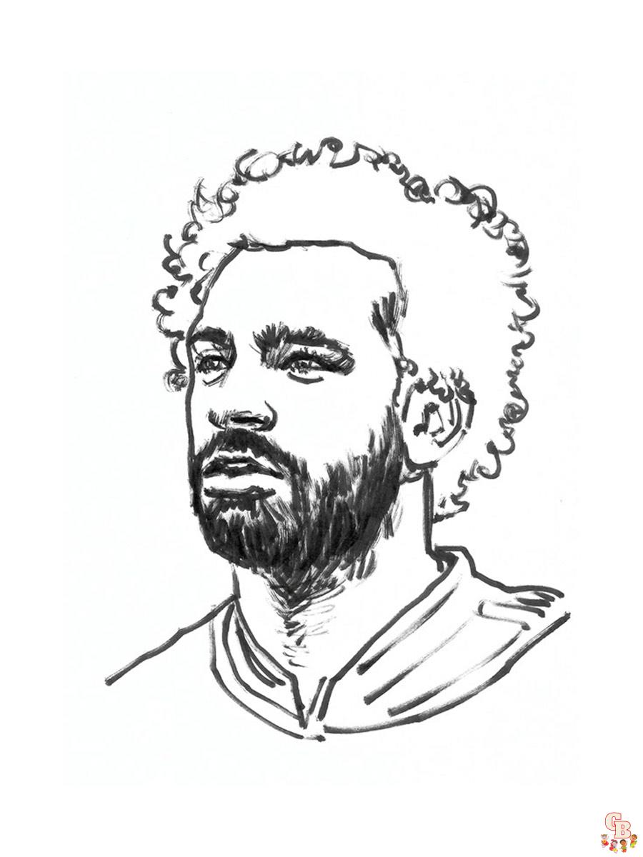 Mohamed Salah Kleurplaat 2