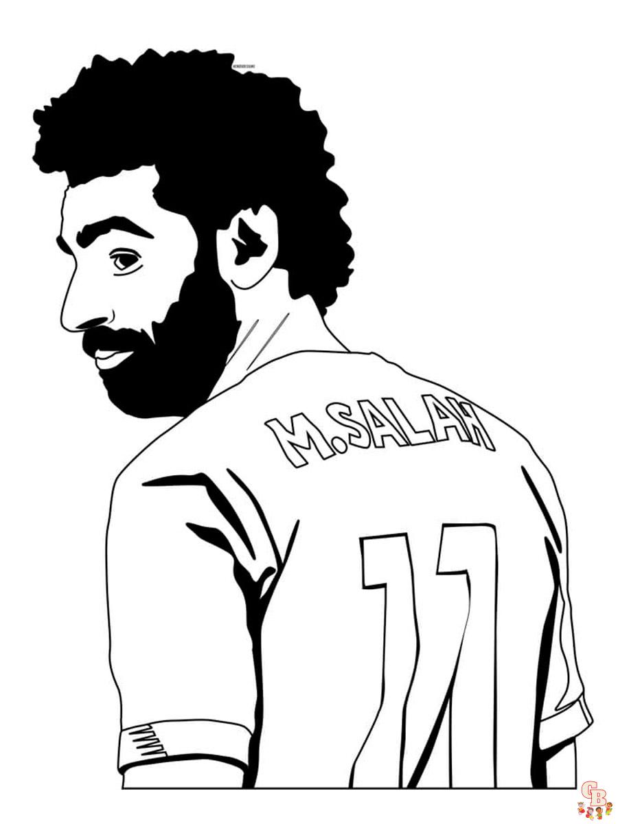 Mohamed Salah Kleurplaat 7