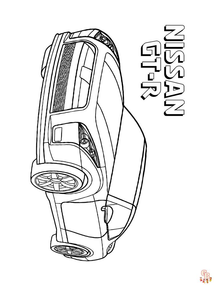 Nissan Kleurplaat 9