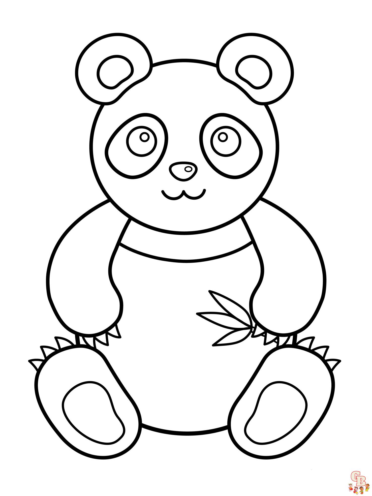 Panda Kleurplaat 11