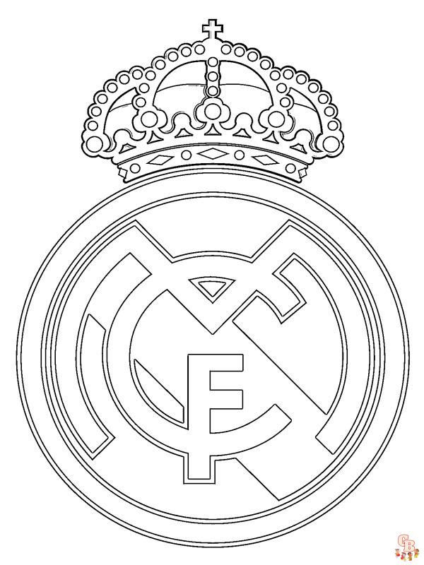 Real Madrid Kleurplaat 10