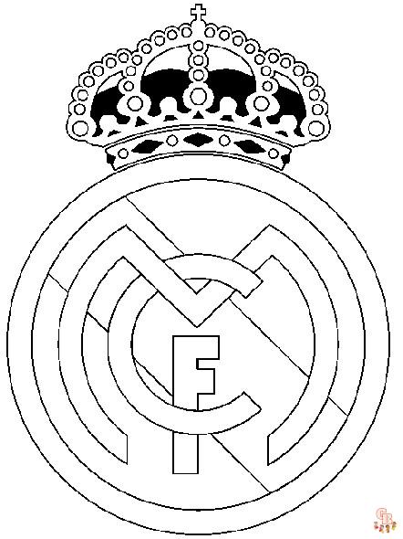 Real Madrid Kleurplaat 3