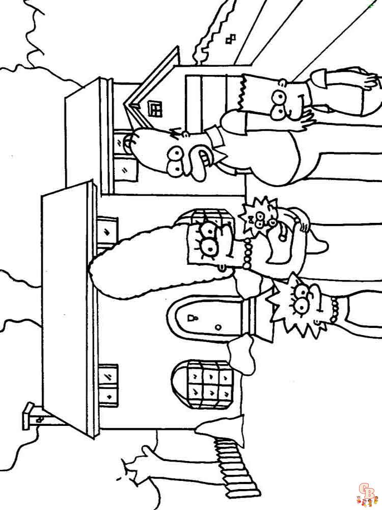 Simpsons Kleurplaat 50