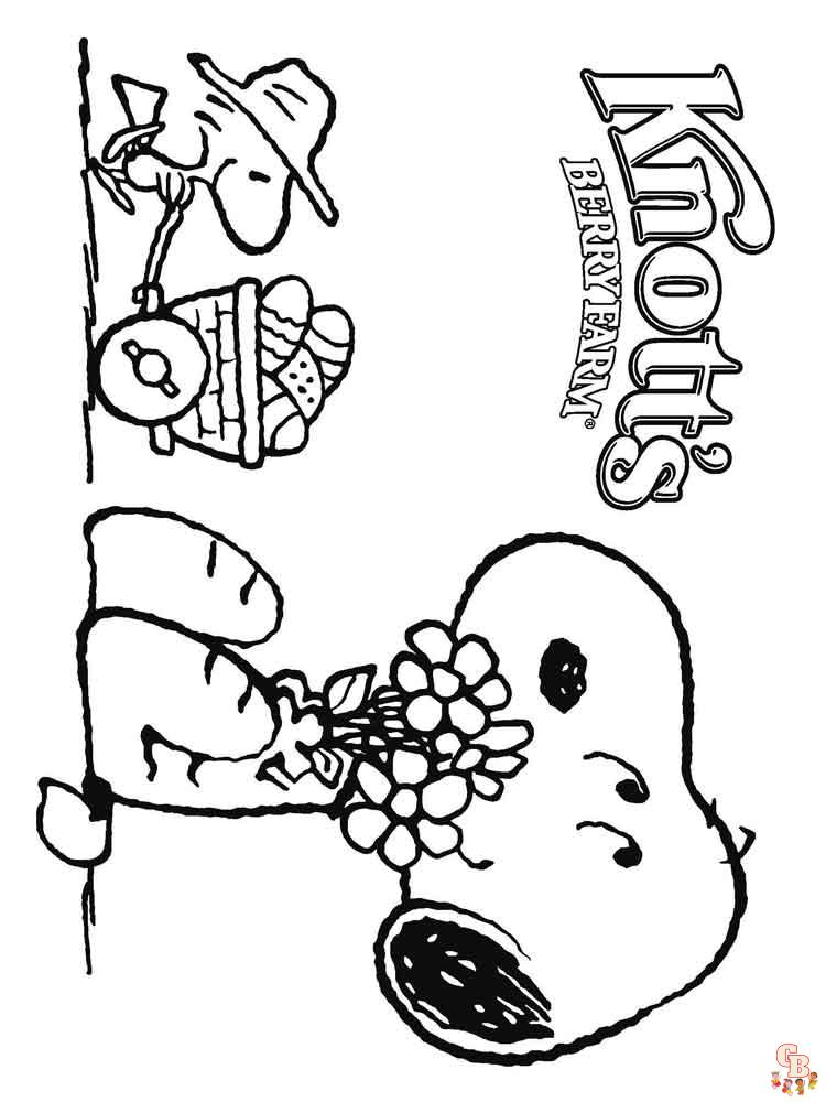 Snoopy Kleurplaat 5