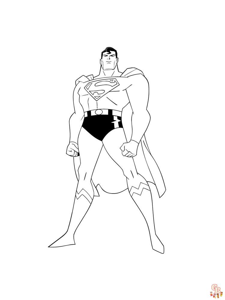 Superman Kleurplaat 15
